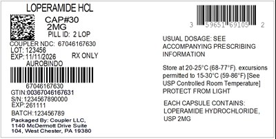 Label (59651 691 30 Loperamide HCl 2mg 67046 1676 30)